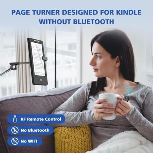 Remote Control Page Turner For Kindle Ereaders Camera Remote Shutter - Picture 6 of 11